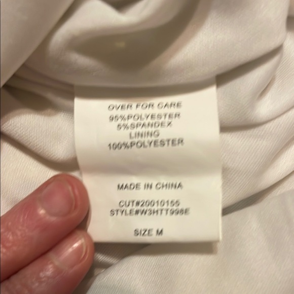 Windsor White and Silver Mini Dress - Picture 3 of 4